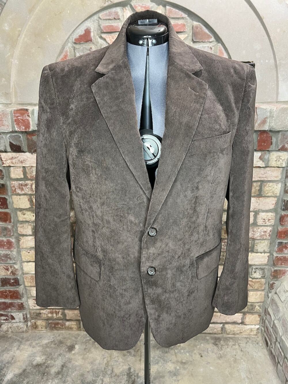 George corduroy blazer sport coat brown